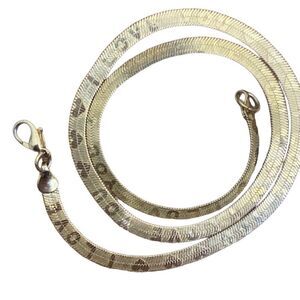 New! “I love you” Herringbone 14KGP Necklace